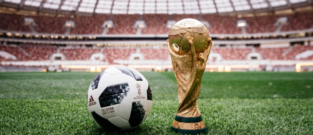Adidas The official ball of the 2018 FIFA World Cup.
